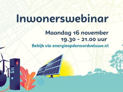 ​Online inwonersbijeenkomst Regionale Energiestrategie Noord-Veluwe