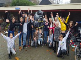 Tweede plaats voor leerlingen van De Akker bij Textiel Race Noord-Veluwe