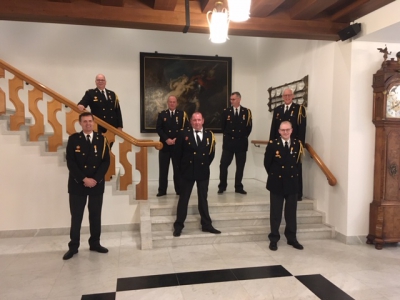 Koninklijke onderscheiding voor zeven leden van de brandweer