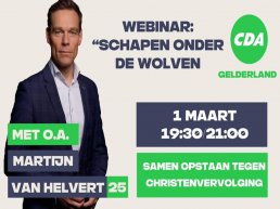 Webinar 'schapen onder de wolven' over Christenvervolging