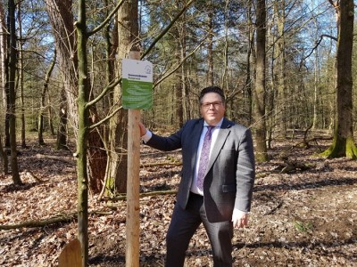 Wildkijkscherm geopend in bosgebied Het Ruige Veld, Ermelo