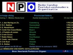 Combinatie Van Zoeren en A. Dokter op teletekst
