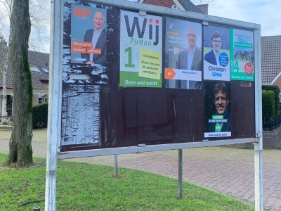 VVD naar drie zetels en Wij Putten blijft grootste partij