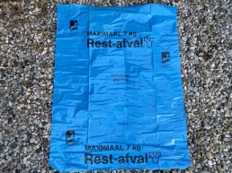 Transparante afvalzakken te koop vanaf 1 september