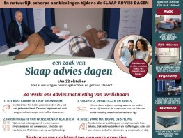 Slaap Adviesdagen bij Slaaphof Harderwijk tot en met 22 oktober 2022