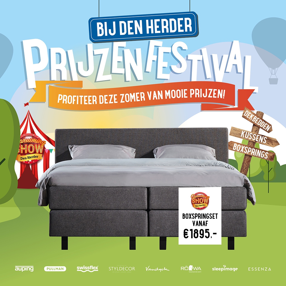 Prijzenfestival bij Slaapspecialist den Herder 