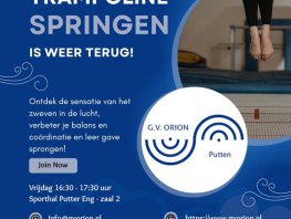 Trampolinespringen is terug bij Orion 