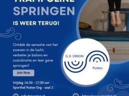 Trampolinespringen is terug bij Orion 