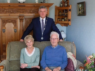 Echtpaar Van Bekkum 65 jaar getrouwd