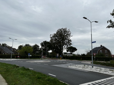 Kruispunt Hoornsdam opnieuw aangepast in februari 2024