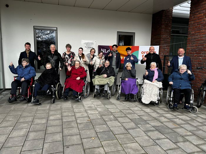Een gezellige ochtend voor de bewoners van De Schauw 3