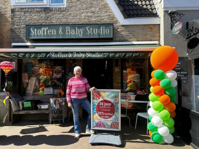 Stoffen & Baby Studio viert jubileum met een dubbel gevoel