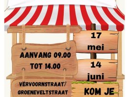 Gezellige rommelmarkt aan de Vervoornstraat