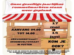 Gezellige rommelmarkt aan de Vervoornstraat