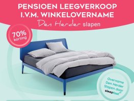 Tot 70% korting op de voorraad - OP = OP bij Beddenspecialist den Herder