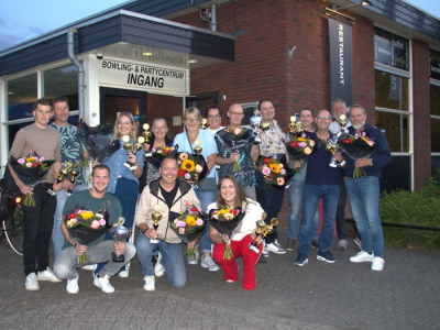​Bowlingseizoen feestelijk afgesloten met slotavond en prijsuitreiking