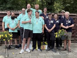 Succes voor midgetgolfvereniging De Veluwe op het NK drietallen