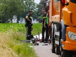71-jarige fietser ernstig gewond bij ongeluk met vuilniswagen