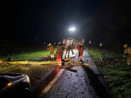 Stormschade aan de Hoornsdam