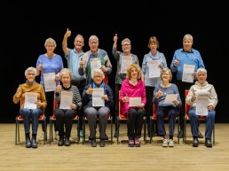 Deelnemers ronden valpreventiecursus 'In Balans' succesvol af