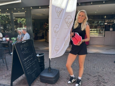 ​“Sander is altijd al gek geweest op ijs en ik op contact met mensen, dus een perfecte combinatie!”