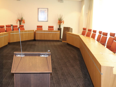 Zomerreces wordt gebruikt voor aanpassingen raadzaal, representatieve hal en trouwzaal