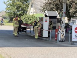 ​Tankstation tijdelijk gesloten na melding van brandstoflucht