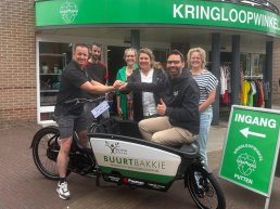 Nieuwe bakfiets dankzij lokale steun