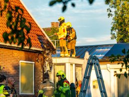 ​Brand in dak van woning aan de Nijkerkerstraat