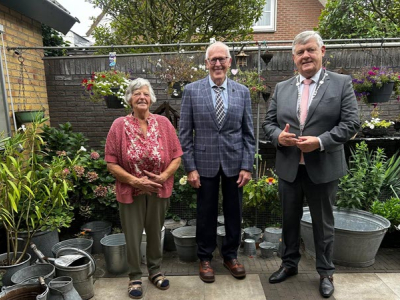 Bruidspaar Van der Horst-Van Beek 60 jaar getrouwd